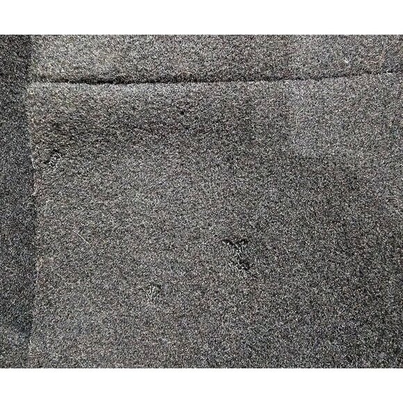 Forecaster Of Boston Women's Black Lambswool Long Coat With Fur Trim Size 6 235 - Picture 6 of 16